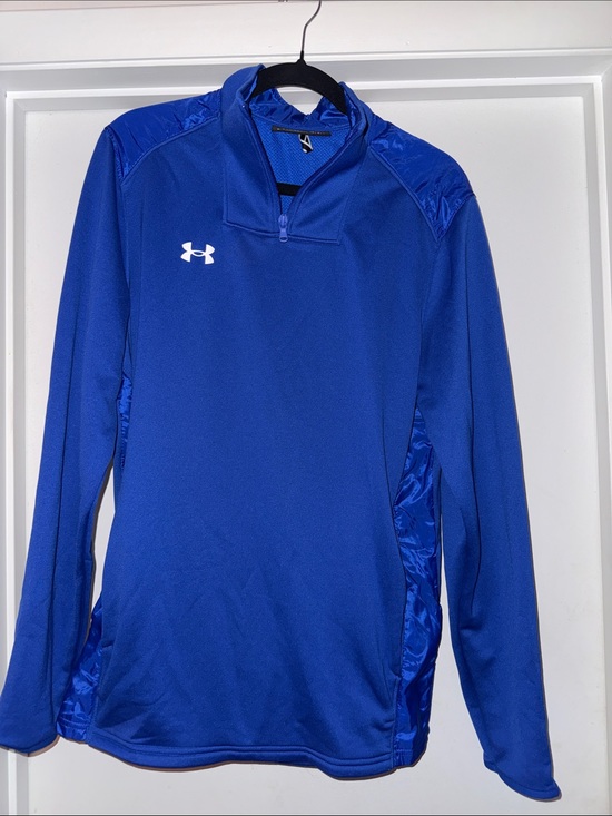 Under Armour Tops - Under Armour Blue Half-Zip Athletic Pullover